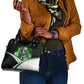 Garrett Morgan Shoulder Handbag with Gas Mask Invention Illustration, Inventing to Save Lives Quote - African Pride