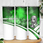 Garrett Morgan Skinny Tumbler with Gas Mask Invention Illustration, Inventing to Save Lives Quote - African Pride