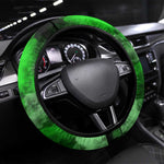 Garrett Morgan Steering Wheel Cover with Gas Mask Invention Illustration, Inventing to Save Lives Quote - African Pride