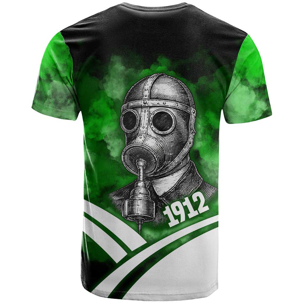 Garrett Morgan T shirt with Gas Mask Invention Illustration, Inventing to Save Lives Quote - African Pride