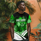 Garrett Morgan T shirt with Gas Mask Invention Illustration, Inventing to Save Lives Quote - African Pride