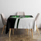 Garrett Morgan Tablecloth with Gas Mask Invention Illustration, Inventing to Save Lives Quote - African Pride