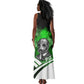 Garrett Morgan Tank Maxi Dress with Gas Mask Invention Illustration, Inventing to Save Lives Quote - African Pride