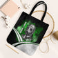 Garrett Morgan Tote Bag with Gas Mask Invention Illustration, Inventing to Save Lives Quote - African Pride