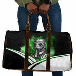 Garrett Morgan Travel Bag with Gas Mask Invention Illustration, Inventing to Save Lives Quote - African Pride