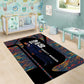 Garrett Morgan Area Rug with Full Body Portrait, Stop Wait Go Quote, Traffic Light Design - African Pride