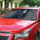 Garrett Morgan Auto Sun Shade with Full Body Portrait, Stop Wait Go Quote, Traffic Light Design - African Pride