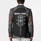 Garrett Morgan Blazer with Full Body Portrait, Stop Wait Go Quote, Traffic Light Design - African Pride