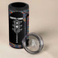 Garrett Morgan 4 in 1 Can Cooler Tumbler with Full Body Portrait, Stop Wait Go Quote, Traffic Light Design - African Pride