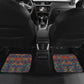 Garrett Morgan Car Mats with Full Body Portrait, Stop Wait Go Quote, Traffic Light Design - African Pride
