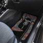 Garrett Morgan Car Mats with Full Body Portrait, Stop Wait Go Quote, Traffic Light Design - African Pride