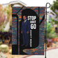Garrett Morgan Garden Flag with Full Body Portrait, Stop Wait Go Quote, Traffic Light Design - African Pride