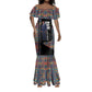 Garrett Morgan Mermaid Dress with Full Body Portrait, Stop Wait Go Quote, Traffic Light Design - African Pride