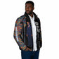 Garrett Morgan Padded Jacket with Full Body Portrait, Stop Wait Go Quote, Traffic Light Design - African Pride