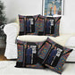 Garrett Morgan Pillow Cover with Full Body Portrait, Stop Wait Go Quote, Traffic Light Design - African Pride
