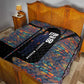 Garrett Morgan Quilt with Full Body Portrait, Stop Wait Go Quote, Traffic Light Design - African Pride