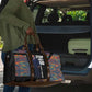 Garrett Morgan Travel Bag with Full Body Portrait, Stop Wait Go Quote, Traffic Light Design - African Pride