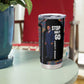 Garrett Morgan Tumbler Cup with Full Body Portrait, Stop Wait Go Quote, Traffic Light Design - African Pride