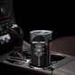Garrett Morgan Tumbler Cup with Full Body Portrait, Stop Wait Go Quote, Traffic Light Design - African Pride