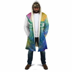 Garrett Morgan Cloak with Real Impact Quote, Black Inventor Portrait and Vibrant Watercolor - African Pride
