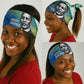 Garrett Morgan Neck Gaiter with Real Impact Quote, Black Inventor Portrait and Vibrant Watercolor - African Pride