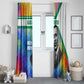 Garrett Morgan Window Curtain with Real Impact Quote, Black Inventor Portrait and Vibrant Watercolor - African Pride