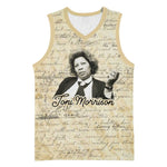 Toni Morrison Basketball Jersey Handwritten Manuscript Powerful Portrait with Feather Pen Quote - African Pride