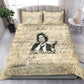 Toni Morrison Bedding Set Handwritten Manuscript Powerful Portrait with Feather Pen Quote - African Pride