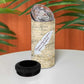 Toni Morrison 4 in 1 Can Cooler Tumbler Handwritten Manuscript Powerful Portrait with Feather Pen Quote - African Pride