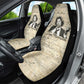 Toni Morrison Car Seat Cover Handwritten Manuscript Powerful Portrait with Feather Pen Quote - African Pride