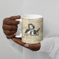 Toni Morrison Ceramic Mug Handwritten Manuscript Powerful Portrait with Feather Pen Quote - African Pride