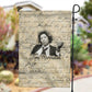 Toni Morrison Garden Flag Handwritten Manuscript Powerful Portrait with Feather Pen Quote - African Pride
