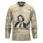 Toni Morrison Hockey Jersey Handwritten Manuscript Powerful Portrait with Feather Pen Quote - African Pride