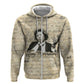 Toni Morrison Hoodie Handwritten Manuscript Powerful Portrait with Feather Pen Quote - African Pride