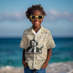 Toni Morrison Kid Hawaiian Shirt Handwritten Manuscript Powerful Portrait with Feather Pen Quote - African Pride