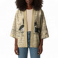 Toni Morrison Kimono Handwritten Manuscript Powerful Portrait with Feather Pen Quote - African Pride
