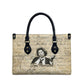 Toni Morrison Leather Bag Handwritten Manuscript Powerful Portrait with Feather Pen Quote - African Pride