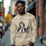 Toni Morrison Long Sleeve Shirt Handwritten Manuscript Powerful Portrait with Feather Pen Quote - African Pride