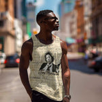 Toni Morrison Men Tank Top Handwritten Manuscript Powerful Portrait with Feather Pen Quote - African Pride