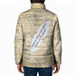 Toni Morrison Padded Jacket Handwritten Manuscript Powerful Portrait with Feather Pen Quote - African Pride