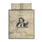 Toni Morrison Quilt Bed Set Handwritten Manuscript Powerful Portrait with Feather Pen Quote - African Pride