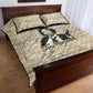 Toni Morrison Quilt Bed Set Handwritten Manuscript Powerful Portrait with Feather Pen Quote - African Pride