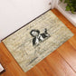 Toni Morrison Rubber Doormat Handwritten Manuscript Powerful Portrait with Feather Pen Quote - African Pride