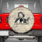 Toni Morrison Spare Tire Cover Handwritten Manuscript Powerful Portrait with Feather Pen Quote - African Pride