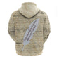 Toni Morrison Zip Hoodie Handwritten Manuscript Powerful Portrait with Feather Pen Quote - African Pride