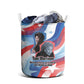 Toni Morrison Laundry Basket Abstract Wings Design Empowering Quote Dual Portrait Celebration of Literary Freedom - African Pride