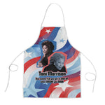 Toni Morrison Apron Abstract Wings Design Empowering Quote Dual Portrait Celebration of Literary Freedom - African Pride