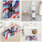 Toni Morrison Bathroom Set Abstract Wings Design Empowering Quote Dual Portrait Celebration of Literary Freedom - African Pride