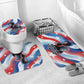 Toni Morrison Bathroom Set Abstract Wings Design Empowering Quote Dual Portrait Celebration of Literary Freedom - African Pride