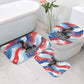 Toni Morrison Bathroom Set Abstract Wings Design Empowering Quote Dual Portrait Celebration of Literary Freedom - African Pride